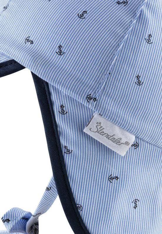 Sterntaler Schirmmütze mit Nackenschutz in Himmelblau, UV 30 Letzter Tag