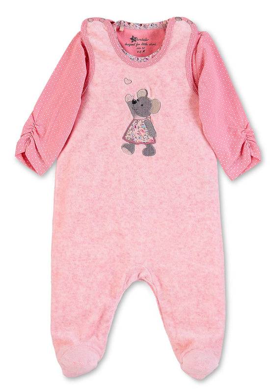 Sterntaler Strampler-Set Nicki Maus Mabel in Rosa Jubiläumsangebot