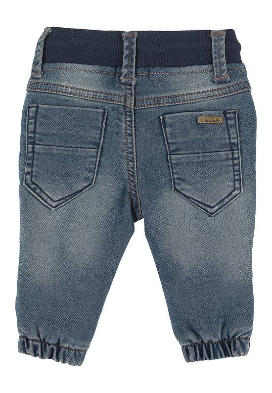 Sterntaler Jeanshose aus elastischem Sweat Denim in Marine Neuheiten