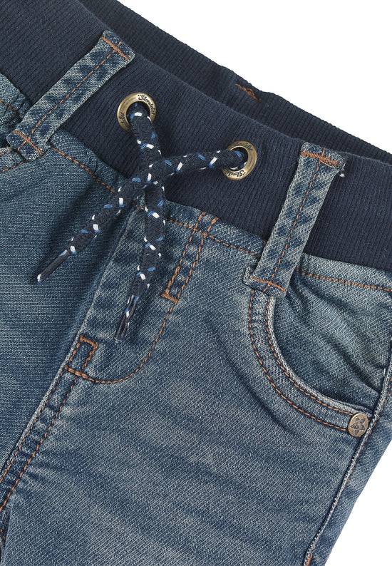 Sterntaler Jeanshose aus elastischem Sweat Denim in Marine Neuheiten