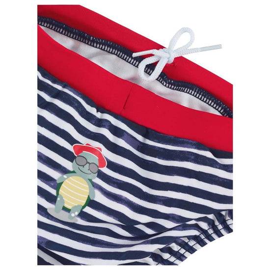 Sterntaler Badehose mit maritimem Streifen, Print Schildkröte Kostenloser Versand international