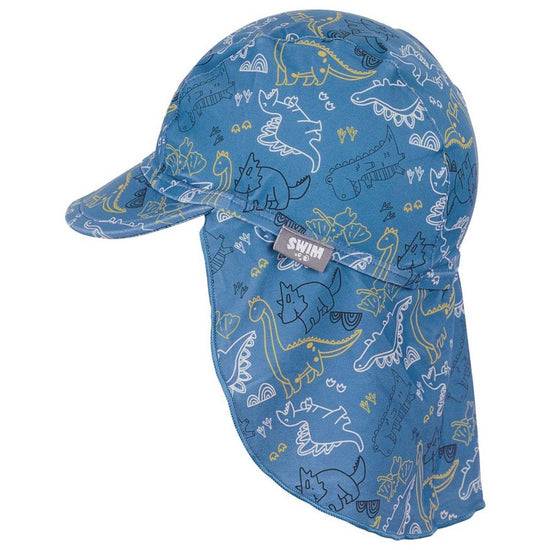 Sterntaler Schirmmütze mit Nackenschutz in blau mit Dinos Speichern exportieren