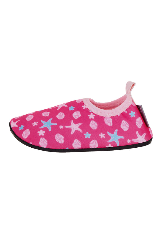 Sterntaler Aquaschuhe Kinder in Magenta mit Seestern Print 2025