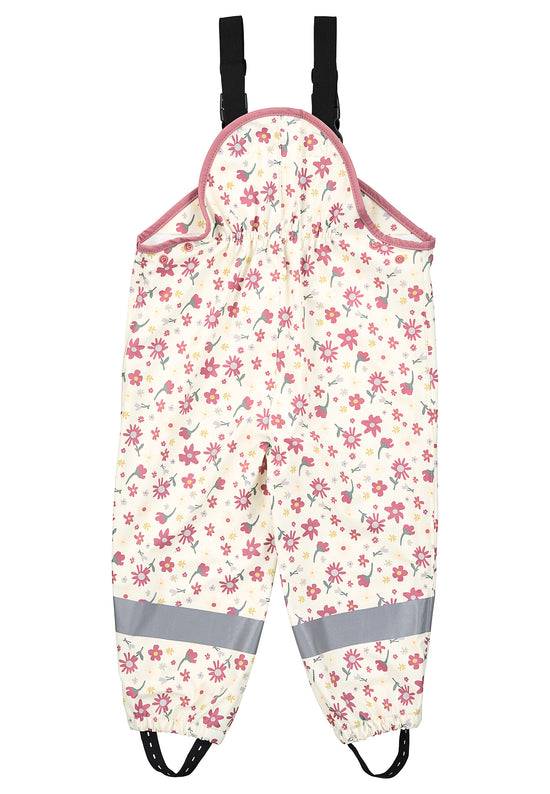 Sterntaler Regenträgerhose Blumen ungefüttert mit Reflektoren Hotsell