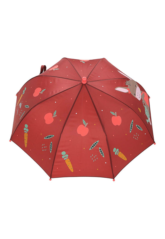 Sterntaler Kinder Regenschirm Esel Emmily in Dunkelrot Schlussverkauf