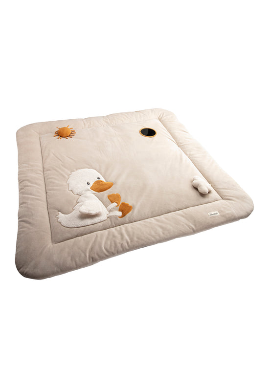 Sterntaler Krabbeldecke mit Motiv Ente Edda in beige Limitierter Zeitrabatt