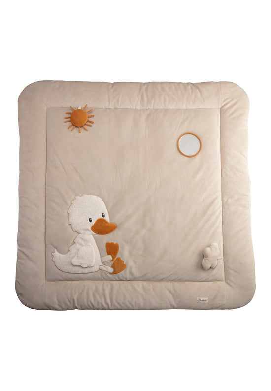 Sterntaler Krabbeldecke mit Motiv Ente Edda in beige Limitierter Zeitrabatt