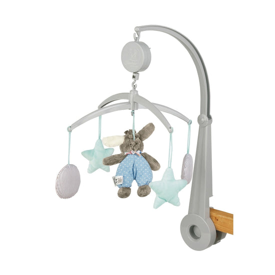 Sterntaler Mobile Esel Emmi Melodie: La Le Lu in Blau / Grau Begrenztes Angebot