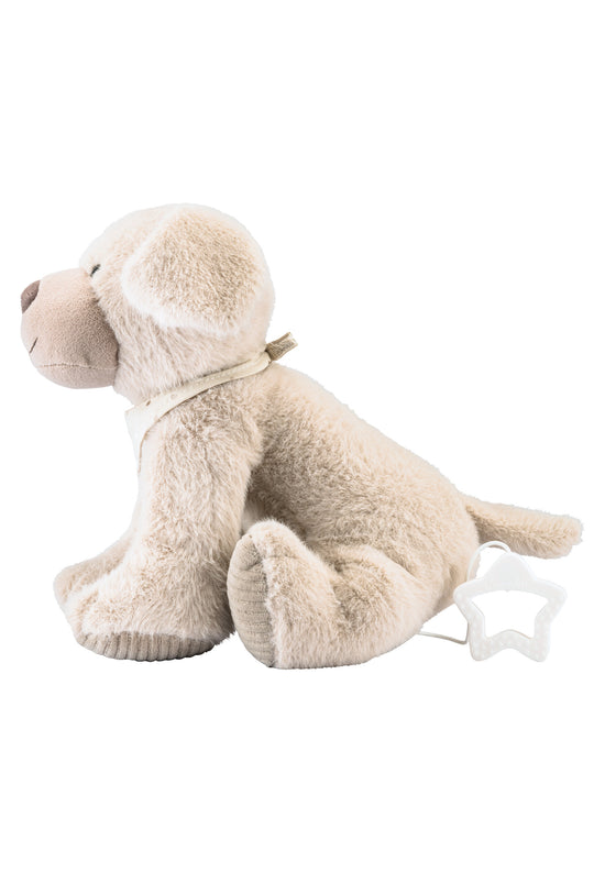 Sterntaler Spieluhr Hund Lucky in graubeige, groß Valentinstagsangebot