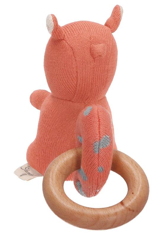 Sterntaler Holz-Greifling Eichhörnchen Enna mittelrot, 12 cm Blitzangebot
