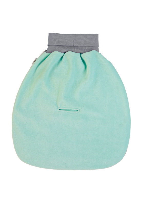 Sterntaler Strampelnest Esel Emmi aus Microfleece,Türkis/Grau Clearance-Verkauf
