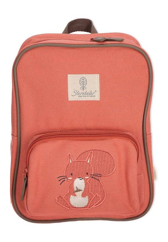 Sterntaler Kindergarten Rucksack Eichhörnchen Enna in hellrot, 6,5L Fabrikladen