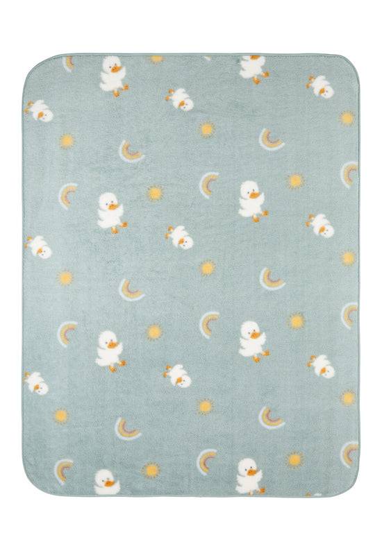 Sterntaler Babydecke mit Motiv Ente Edda in steingrün 50% Rabatt für begrenzte Zeit