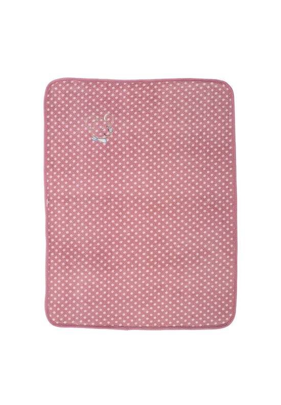 Sterntaler Plüsch-Decke Maus Mabel in Rosa mit hellen Punkten 2025