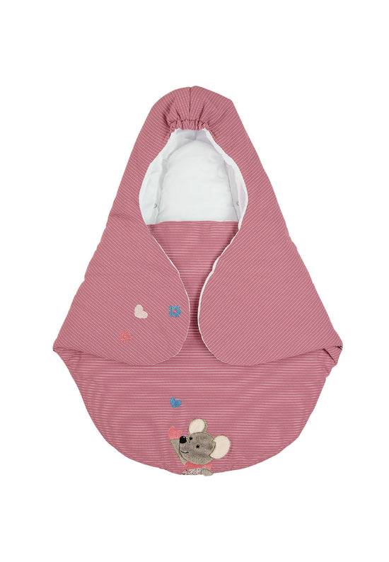 Sterntaler Einschlagdecke wattiert Maus Mabel aus Jersey,Rosa Angebote