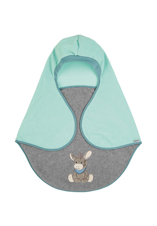 Sterntaler Einschlagdecke Esel Emmi aus Microfleece, 75x90cm