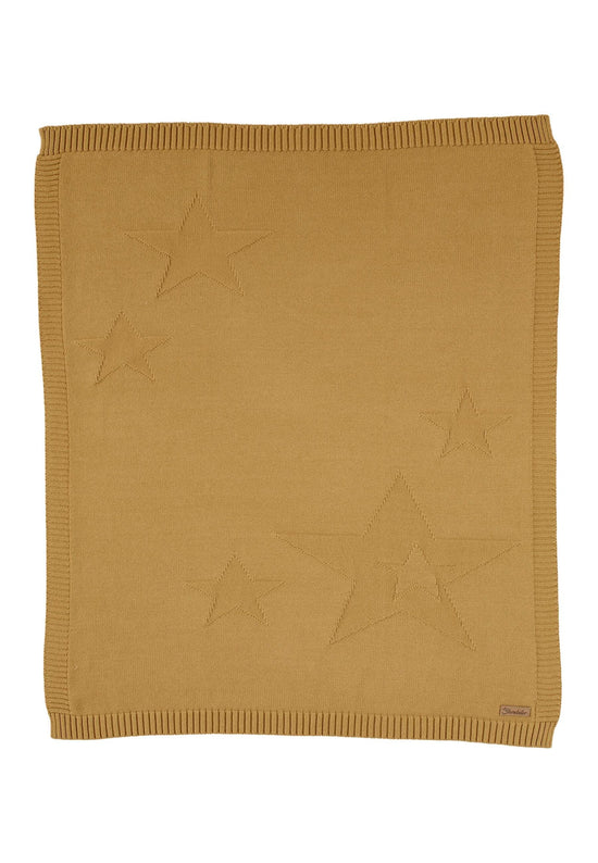 Sterntaler Strick-Schmusedecke mit eingestrickten Sternen Flash Sale