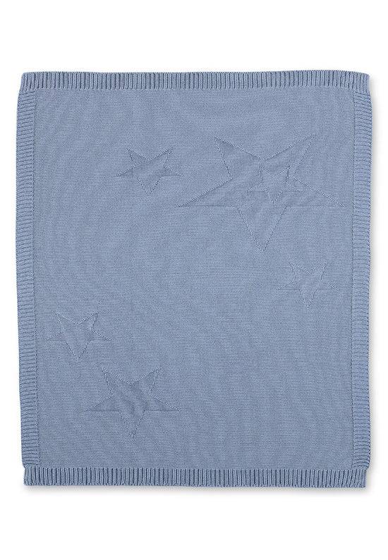 Sterntaler Strick-Schmusedecke mit eingestrickten Sternen Flash Sale