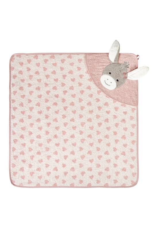 Sterntaler Kapuzenbadetuch Esel Emmi Girl, 80x80cm Osterangebot