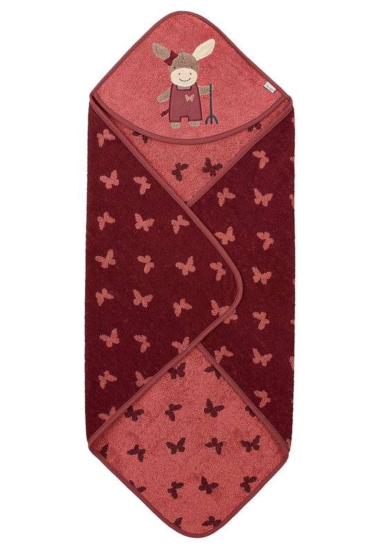 Sterntaler Badetuch 80x80 Esel Emmily mit Schmetterlingen Neueste Mode