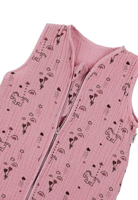 Sterntaler Musselin-Schlafsack Pauline in Lila, 1,00 TOG Fabrikladen