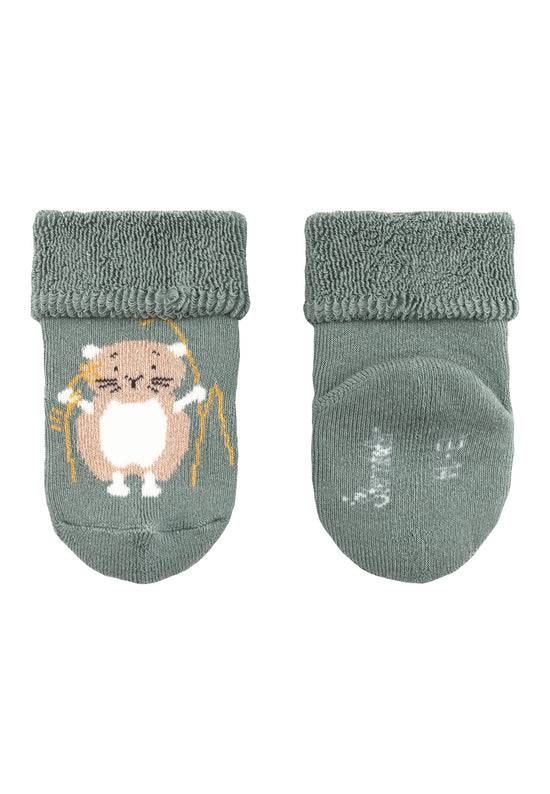 Sterntaler Baby Socken 3er Set Bieber aus Baumwoll-Mischgewebe Auslauf