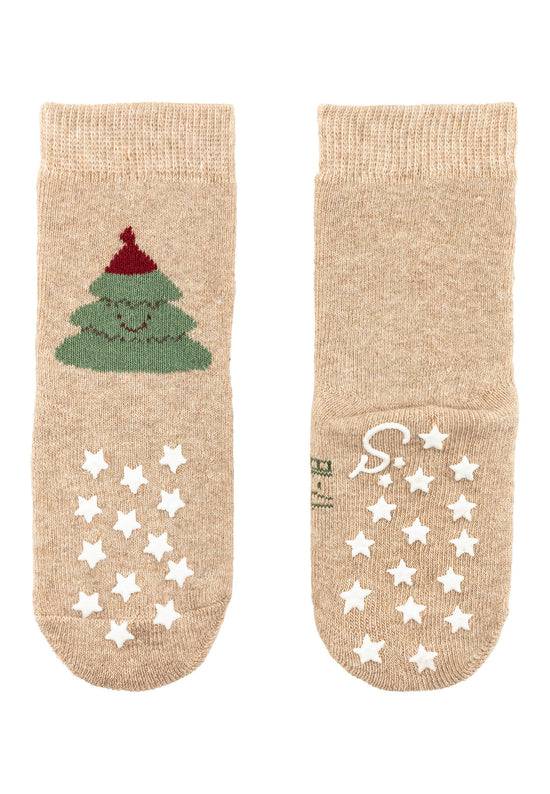 Sterntaler ABS Socken Weihnachten im 2er-Pack, rutschfeste Sohle im Angebot