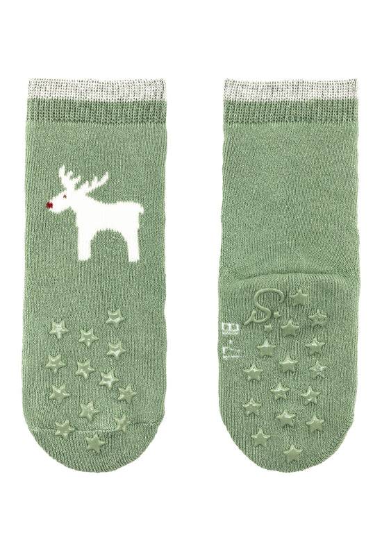 Sterntaler ABS Socken Weihnachten im 2er-Pack, rutschfeste Sohle im Angebot