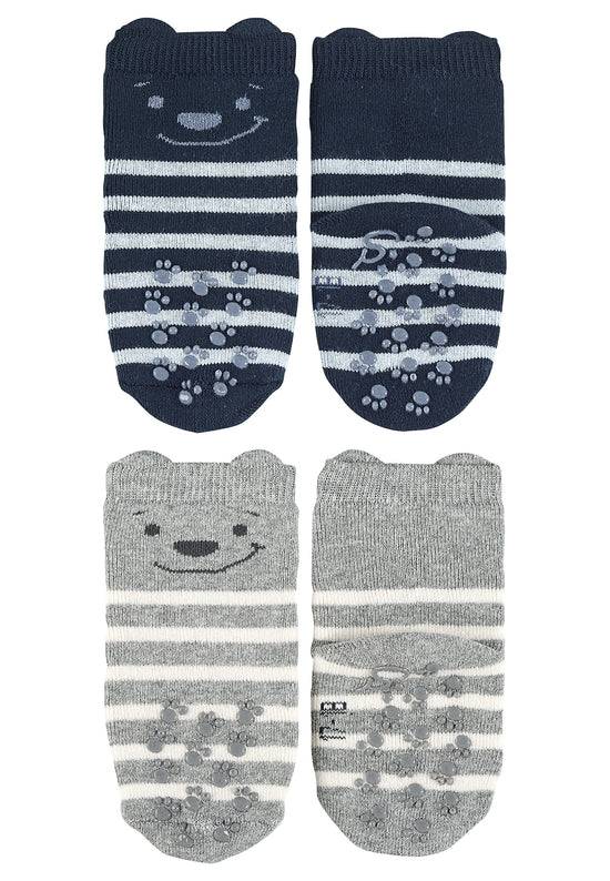 Sterntaler ABS-Krabbelsocken 2er-Pack Bär mit 3D-Ohren Kostenloser Versand