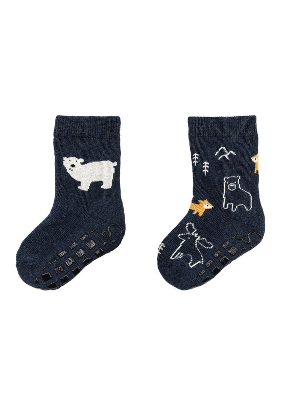 Sterntaler ABS Socken Eisbär im 2er-Pack mit rutschfeste Sohle