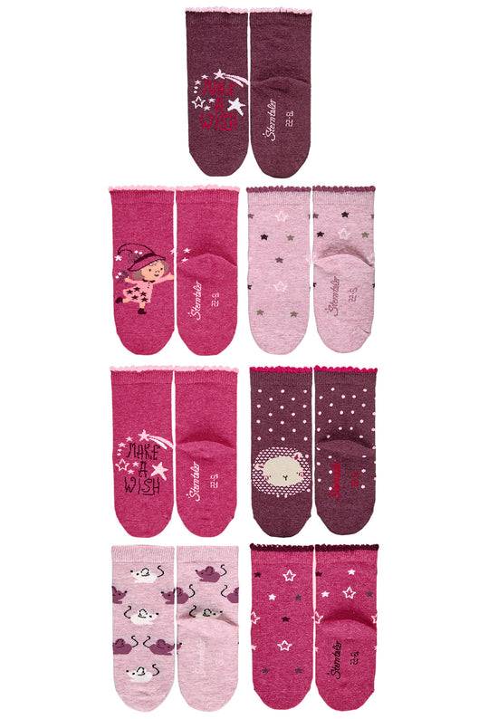 Sterntaler Socken für Mädchen, im 7er-Pack Großer Ausverkauf