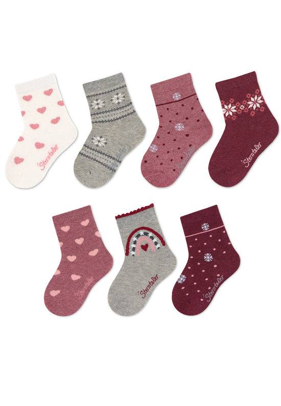 Sterntaler Socken für Mädchen, im 7er-Pack Flash Sale