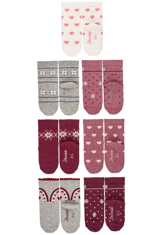 Sterntaler Socken für Mädchen, im 7er-Pack Flash Sale