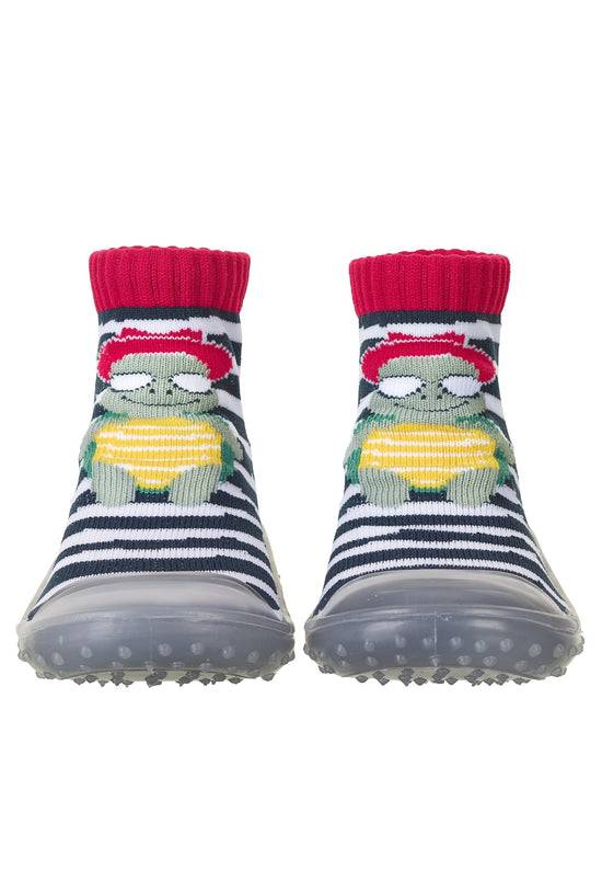 Sterntaler Adventure-Socks Schildkröte in Marine mit Ringel Online Shopping