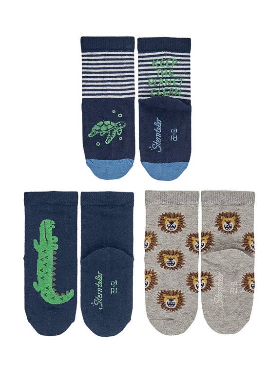 Sterntaler Kindersocken 7er-Box Jungen in Marine Preisnachlass