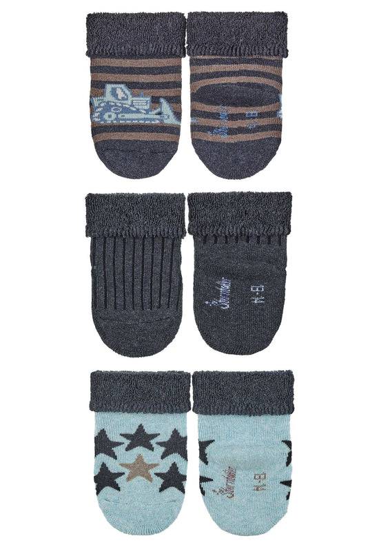 Sterntaler Babysocken 3er-Pack Bagger, uni und Sterne Top Angebot