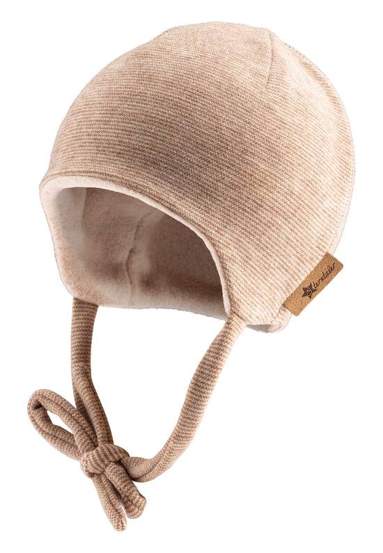 Sterntaler Beanie in Melangeoptik-Optik mit Bindeband, gefüttert Tägliche Deals