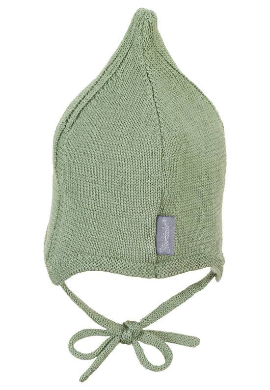 Sterntaler Strickmütze aus Wolle (Merino) mit kleinem Zipfel Neueste Stile