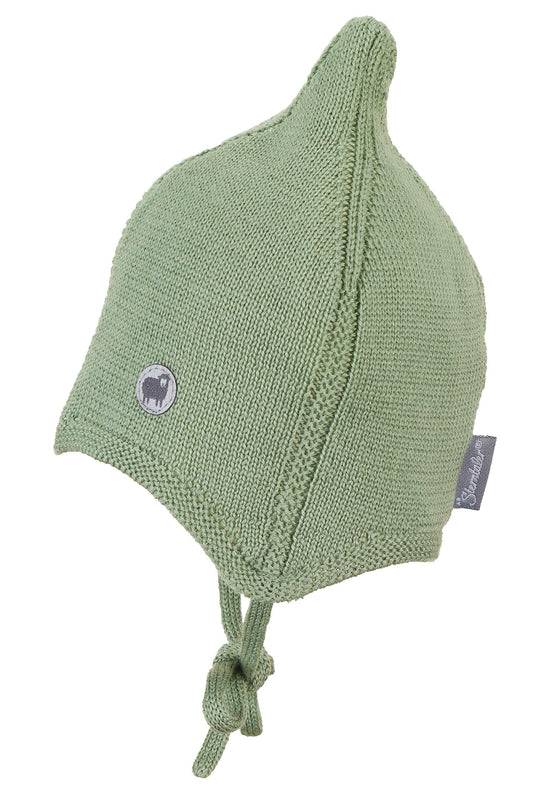 Sterntaler Strickmütze aus Wolle (Merino) mit kleinem Zipfel Neueste Stile