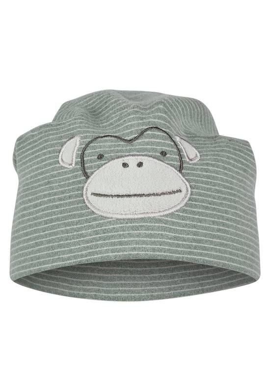 Sterntaler Beanie bedruckt mit Motiv Affe Albert Letzter Tag