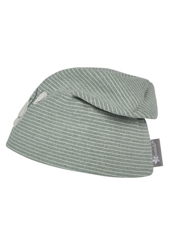 Sterntaler Beanie bedruckt mit Motiv Affe Albert Letzter Tag