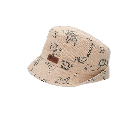 Sterntaler Fischerhut mit süßen Safari-Motiven in Beige Bis zu 65% Rabatt