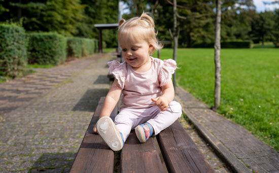 Sterntaler Baby Ballerina im Jeanslook mit Quastern in graublau Neueste Mode