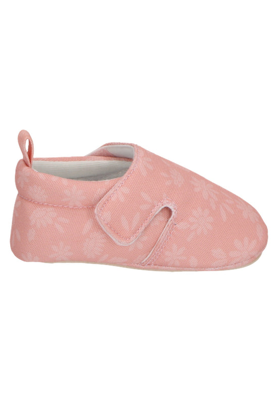 Sterntaler Krabbelschuh bedruckt mit Gänseblümchen in mattrosa Blitzangebot