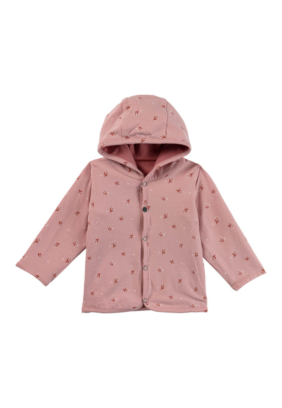 Sterntaler Wendejacke aus Baumwolljersey mit Blümchendruck Räumungsverkauf