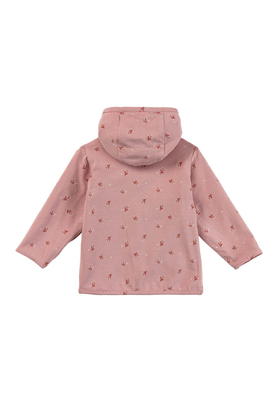 Sterntaler Wendejacke aus Baumwolljersey mit Blümchendruck Räumungsverkauf