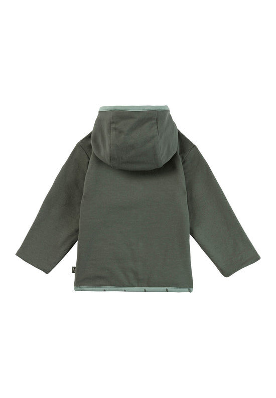 Sterntaler Wendejacke aus Baumwolljersey mit Blätterdruck Kauf eins, bekomm eins gratis