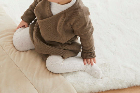 Sterntaler Strickjacke aus Baumwollgarn mit Wickeltechnik Tiefpreis