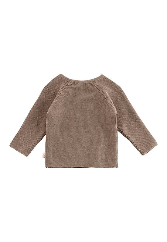 Sterntaler Strickjacke aus Baumwollgarn mit Wickeltechnik Tiefpreis