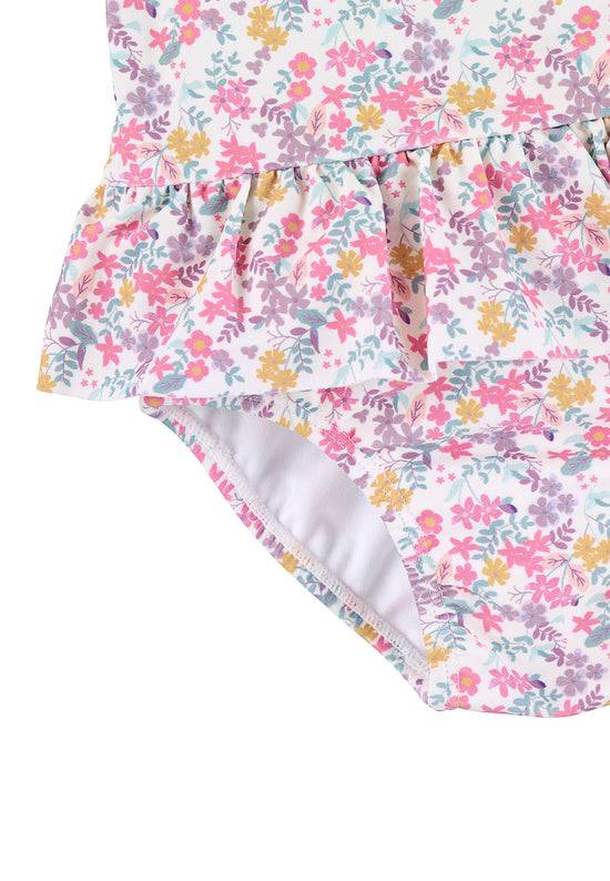 Sterntaler Kinder Badeanzug bedruckt mit Blumen in ecru 50% Rabatt mit kostenlosem Versand